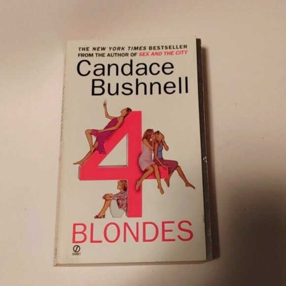 3/$13 Four Blondes by Candace Bushnell adult novel book paperback 2000 - Picture 2 of 5